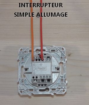 Raccordement simple allumage
